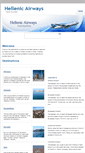 Mobile Screenshot of hellenicairways.com